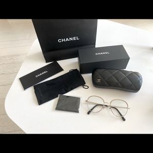 Authentic Chanel glass.